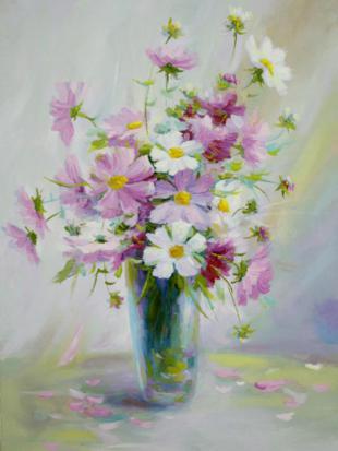 Букет космеи 158