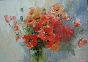 Букет маков 206