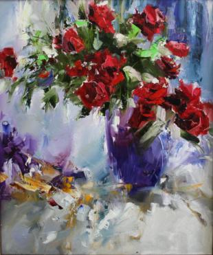 Букет роз 64