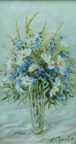 букет с ромашками 177