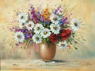 Букет с ромашками 236