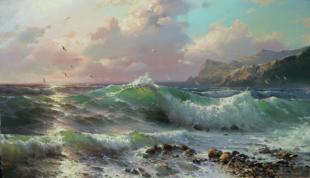 Бьются волны Румянцев П.В.