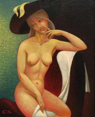 Дама в шляпке 179