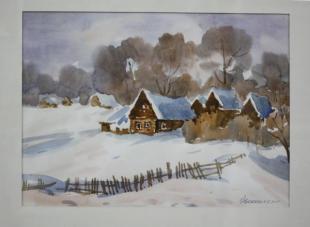 Деревня Атлашкино.Зима 29