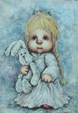 девочка с зайцем 319