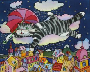 Дождь (батик) 120