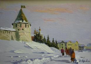 Казань.Зимний вечер Петров А.А.