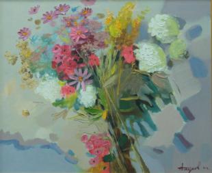 композиция с цветами Петров А.А.