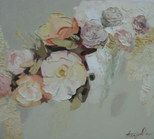 Композиция с пионом Петров А.А.