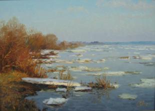 Ледоход на Волге Лукиянов В.А.