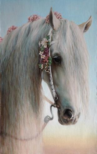 Лошадь белая 42