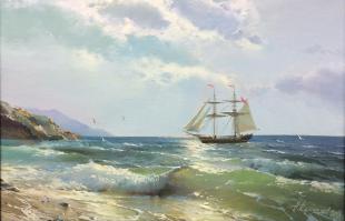 На морском берегу Румянцев П.В.