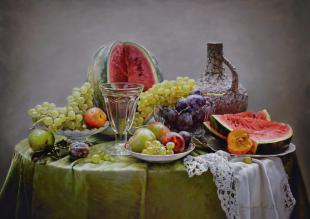 Натюрморт с арбузом  205