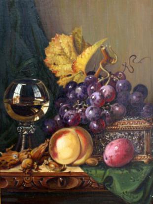 Натюрморт с бокалом вина Маркова Т.В.