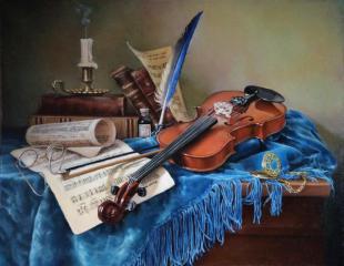 Натюрморт со скрипкой 42