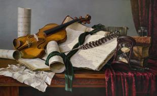 Натюрморт со скрипкой Чернышов М.В.