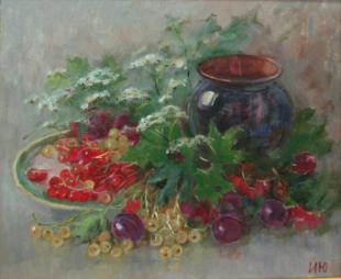 Натюрморт со смородиной 215