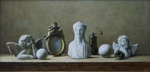 Натюрморт со статуэткой 127