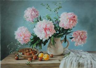 Натюрморт с пионами Чернышов М.В.