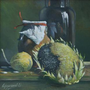 Натюрморт с подсолнухом 166