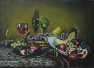 натюрморт с синичкой 42