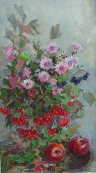 Натюрморт с яблоками 215