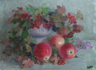 Натюрморт с яблоками 215