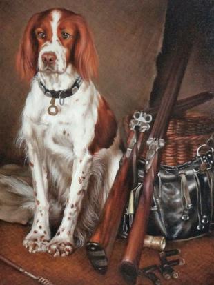 Охотничий натюрморт с собакой 1 42