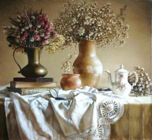 Освещённый натюрморт 42