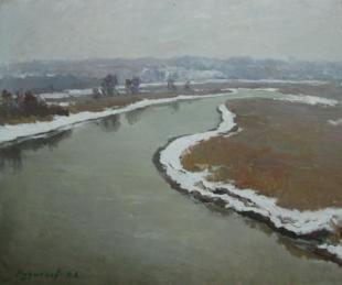 Первый снежок.Казанка Родионов В.А.