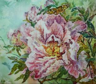 Пион (батик) 97