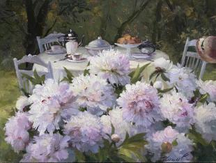 Пионы в саду 278