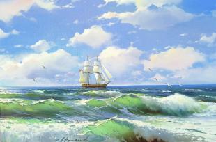 По синему морю Румянцев П.В.