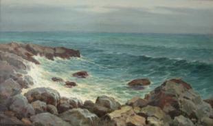 Прибой у берегов Гурзуфа Максимов К.Е.