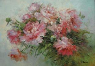 Розовые пионы 206