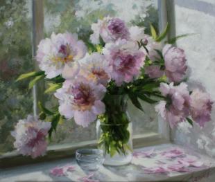 Розовые пионы Николаев Ю.В.