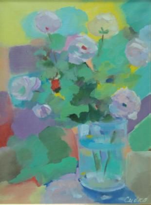 розовый букет 297