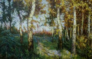 Сентябрь в берёзовой роще Маркова Т.В.