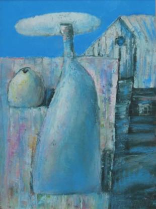 синий натюрморт 131