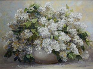 Сирень белая 90