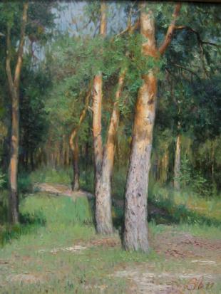 Сосны освещенные солнцем Лукиянов В.А.