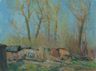 тополя. Весна Родионов В.А.