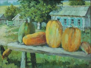 тыквы в деревне Ендурайкино 5