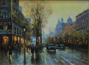 ул. Кремлевская. Дождь Мусина Л.