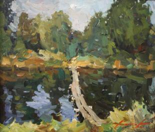 Утро на реке Боровке 276