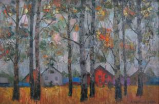 Вечерние берёзки 204