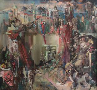 Венок для попугая 343