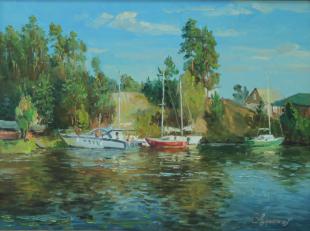 яхты на бухте Лукиянов В.А.