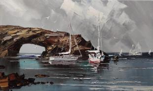 Яхты у скал Залялетдинов Р.Ф.