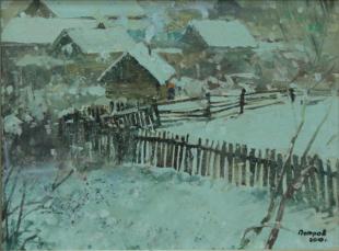 зима в деревне 293